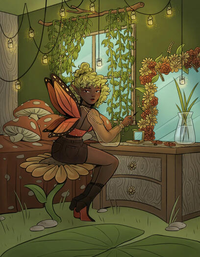 Color My World Zine Illustration