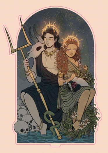 Hades and Persephone Standee
